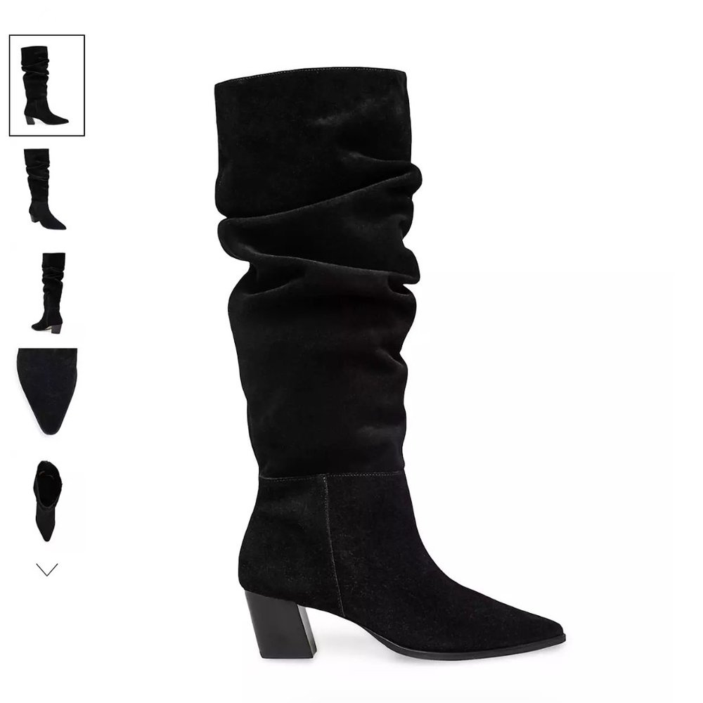 Bernado Fallyn Suede Knee High Slouch Boot